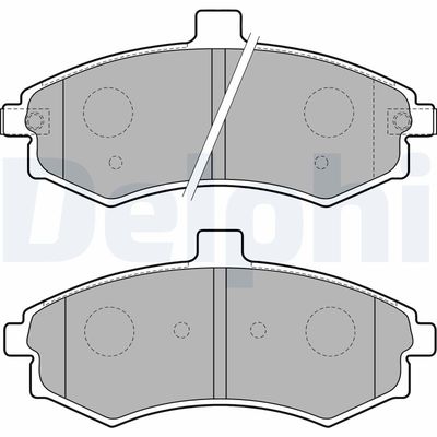 Brake Pad Set, disc brake DELPHI LP1788