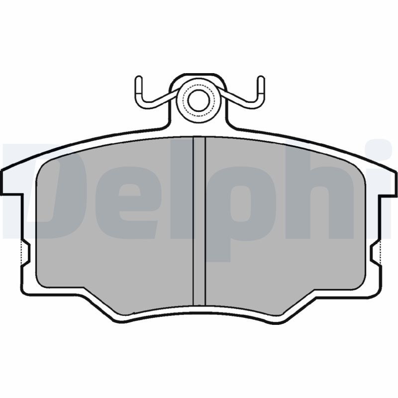 DELPHI LP179 Brake Pad Set, disc brake