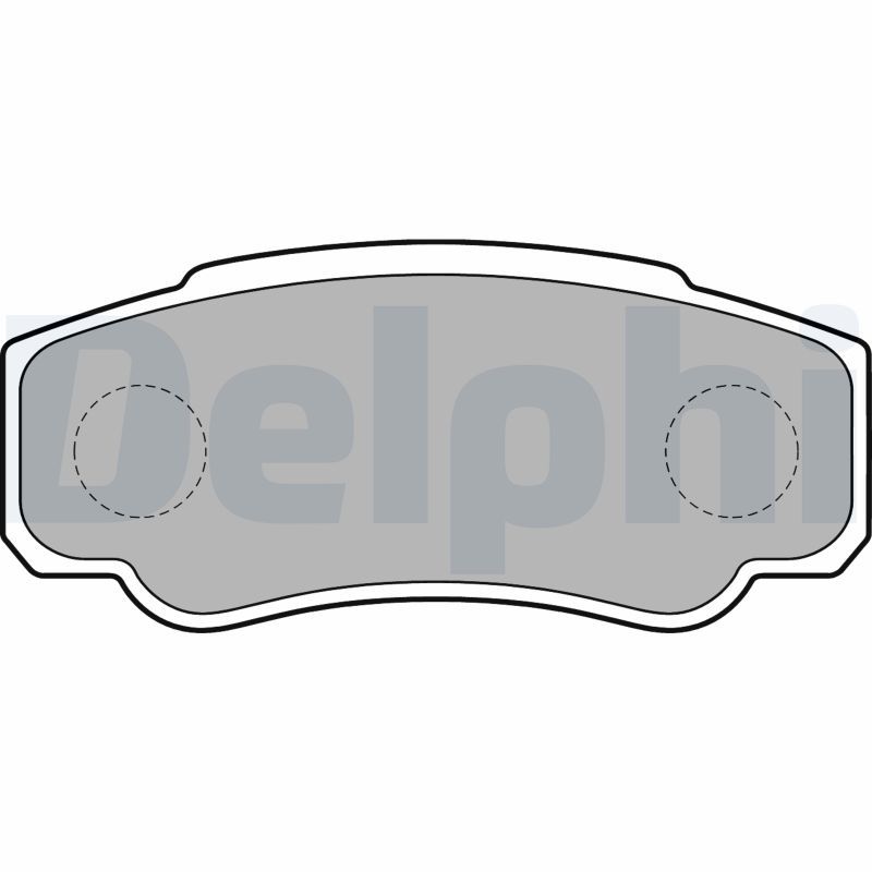 DELPHI LP1790 Brake Pad Set, disc brake