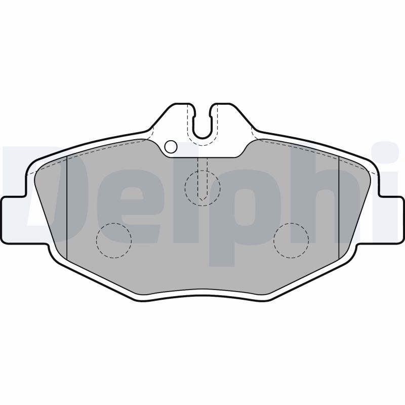 DELPHI LP1791 Brake Pad Set, disc brake