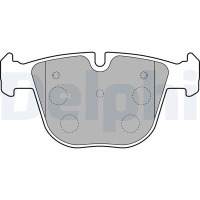 Brake Pad Set, disc brake DELPHI LP1793