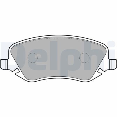 Brake Pad Set, disc brake DELPHI LP1795