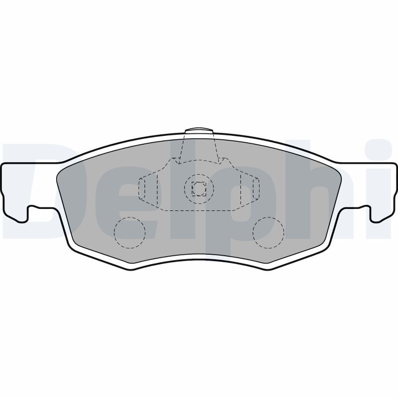 DELPHI LP1796 Brake Pad Set, disc brake