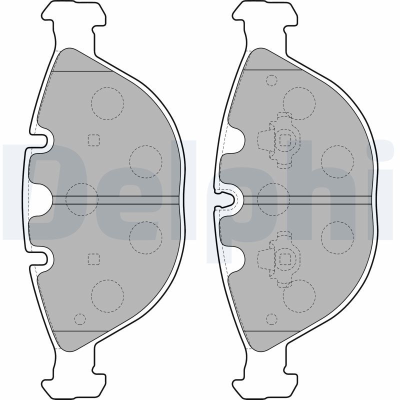DELPHI LP1798 Brake Pad Set, disc brake