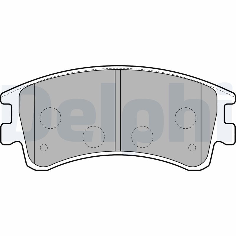 DELPHI LP1799 Brake Pad Set, disc brake