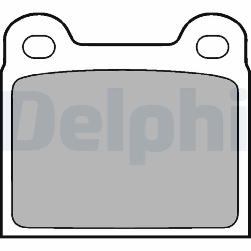 DELPHI LP18 Brake Pad Set, disc brake