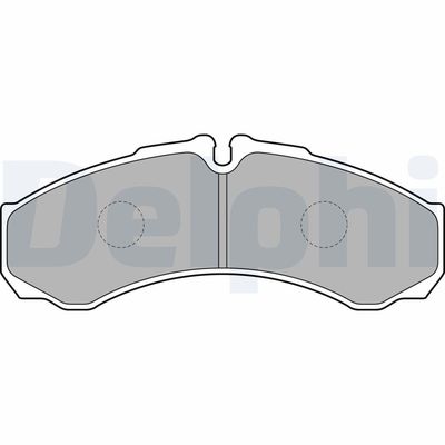 Brake Pad Set, disc brake DELPHI LP1802
