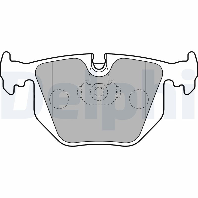 DELPHI LP1803 Brake Pad Set, disc brake