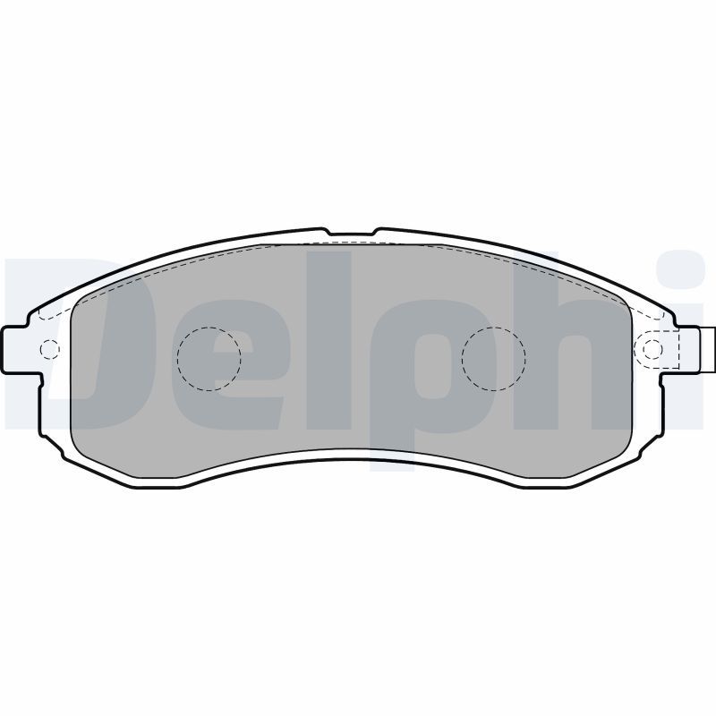 DELPHI LP1808 Brake Pad Set, disc brake