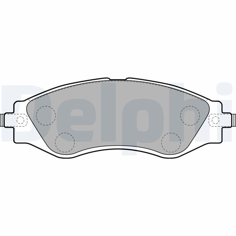 DELPHI LP1816 Brake Pad Set, disc brake