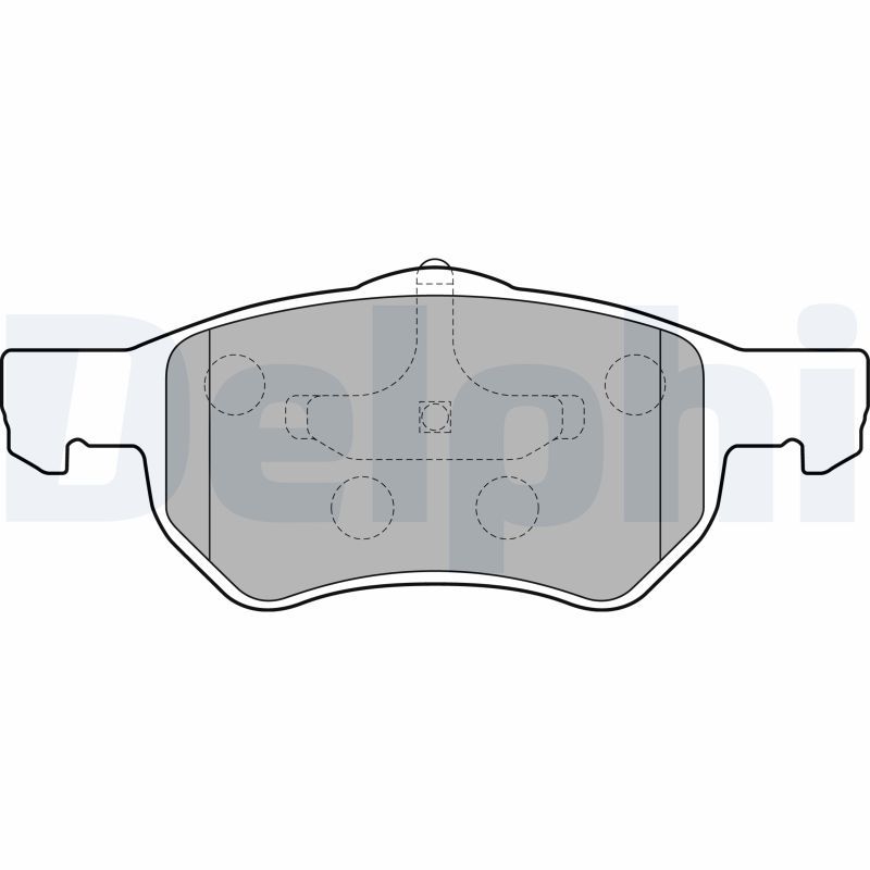 DELPHI LP1818 Brake Pad Set, disc brake