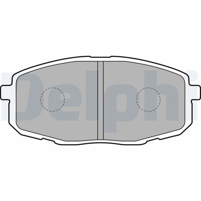 Brake Pad Set, disc brake DELPHI LP1819