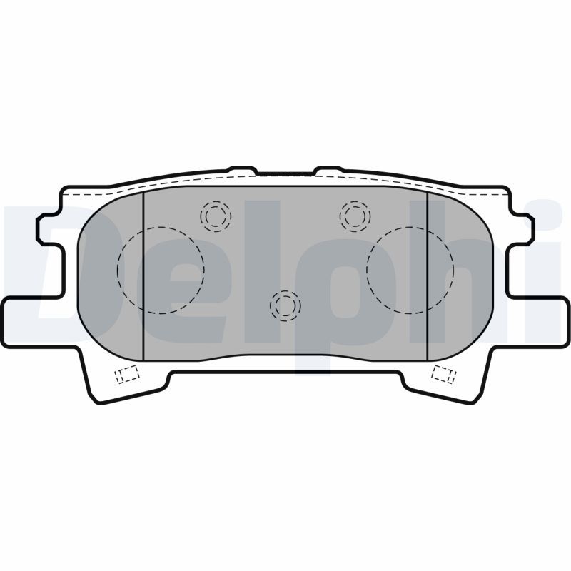 DELPHI LP1820 Brake Pad Set, disc brake