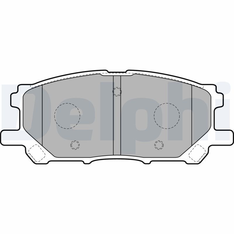 DELPHI LP1823 Brake Pad Set, disc brake