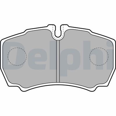 Brake Pad Set, disc brake DELPHI LP1826
