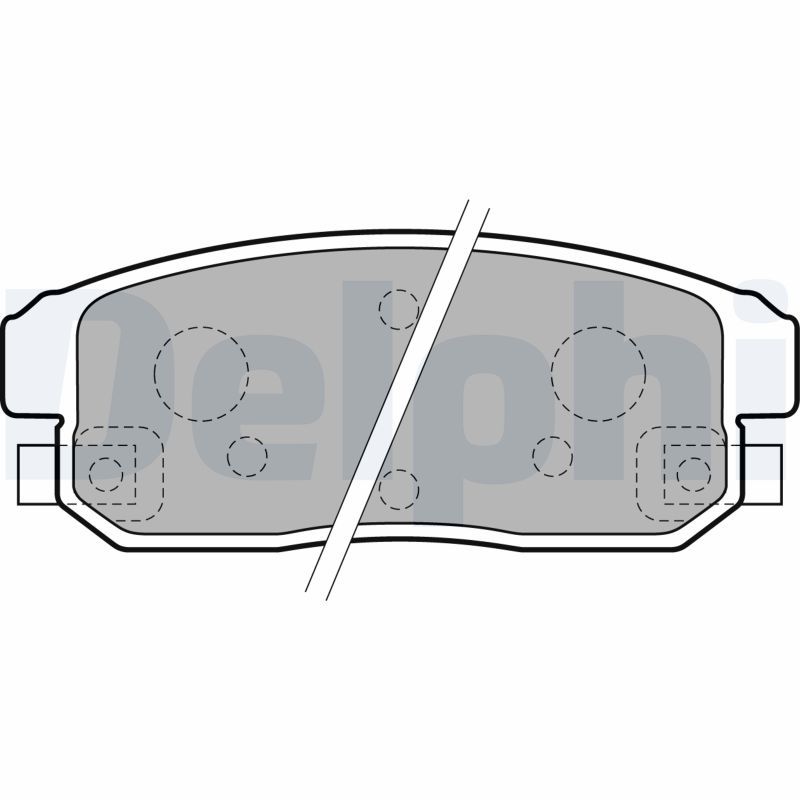 DELPHI LP1829 Brake Pad Set, disc brake