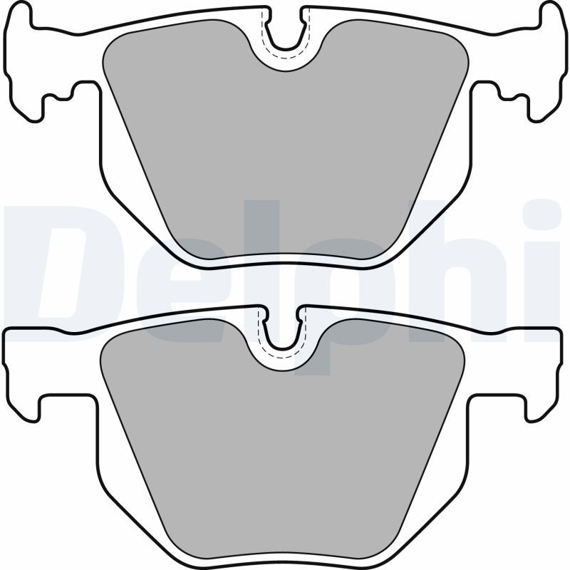 DELPHI LP1834 Brake Pad Set, disc brake