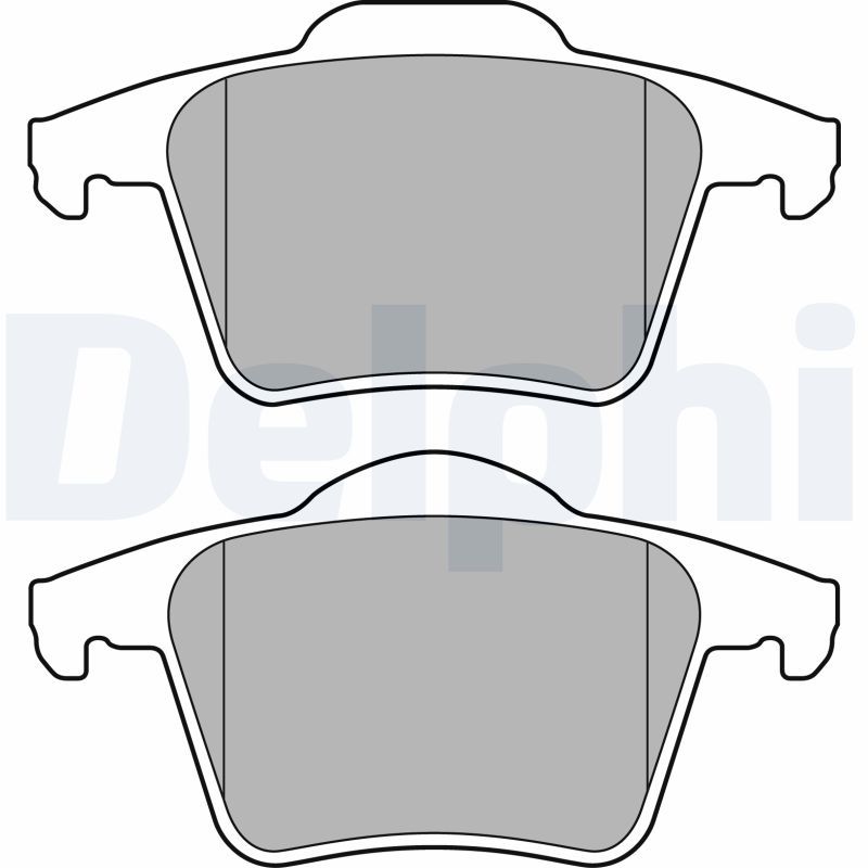 DELPHI LP1835 Brake Pad Set, disc brake