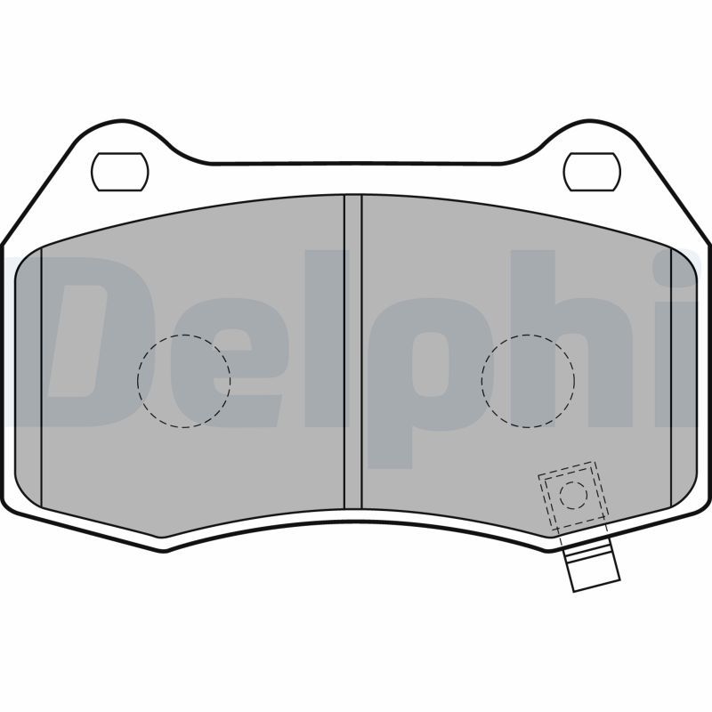 DELPHI LP1838 Brake Pad Set, disc brake