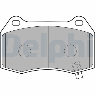 Brake Pad Set, disc brake DELPHI LP1838