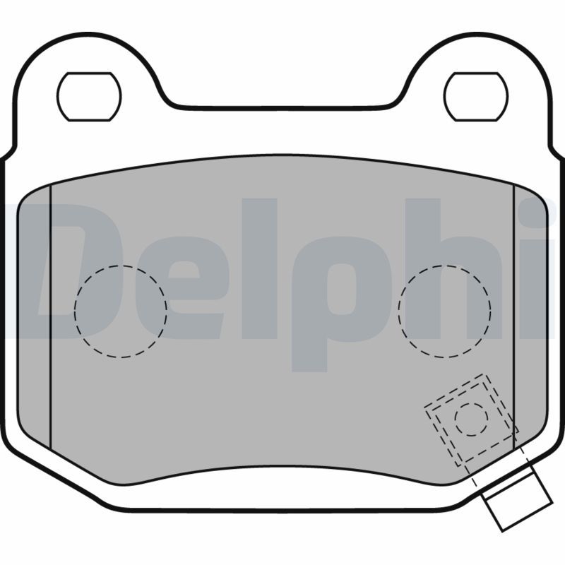 DELPHI LP1839 Brake Pad Set, disc brake