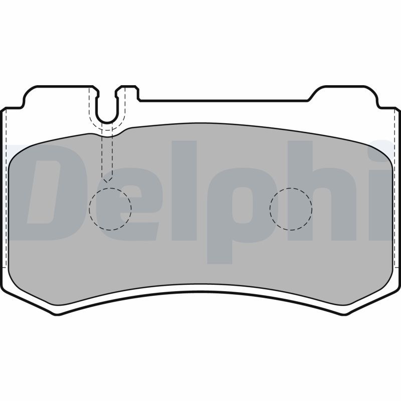 DELPHI LP1842 Brake Pad Set, disc brake