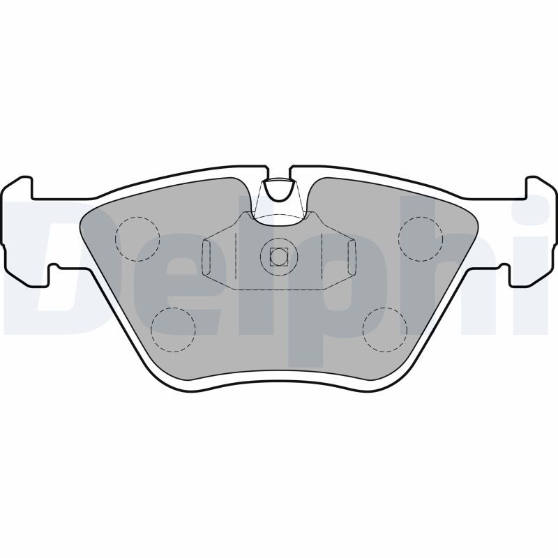 DELPHI LP1843 Brake Pad Set, disc brake