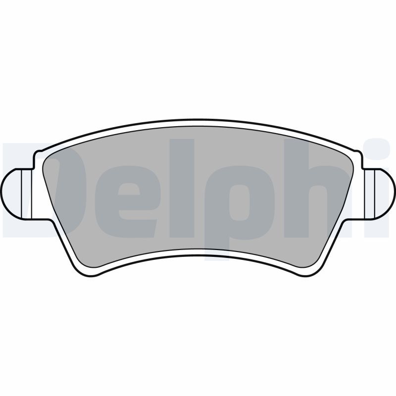 DELPHI LP1846 Brake Pad Set, disc brake