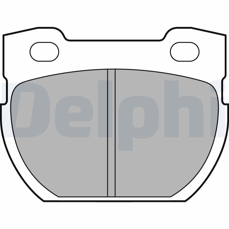 DELPHI LP1847 Brake Pad Set, disc brake