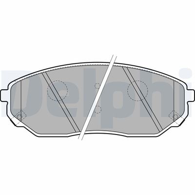 Brake Pad Set, disc brake DELPHI LP1849