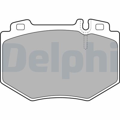 Brake Pad Set, disc brake DELPHI LP1851