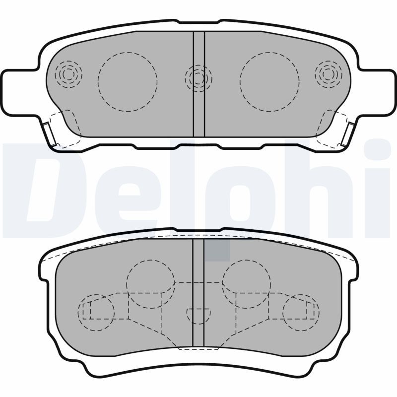 DELPHI LP1852 Brake Pad Set, disc brake