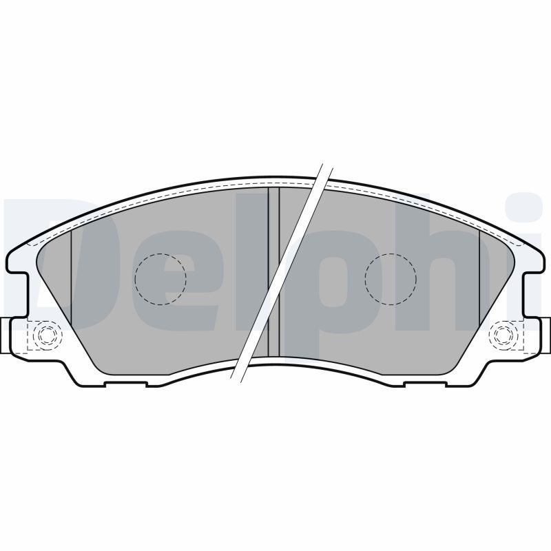 DELPHI LP1853 Brake Pad Set, disc brake