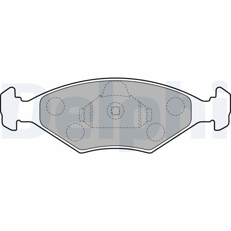DELPHI LP1854 Brake Pad Set, disc brake