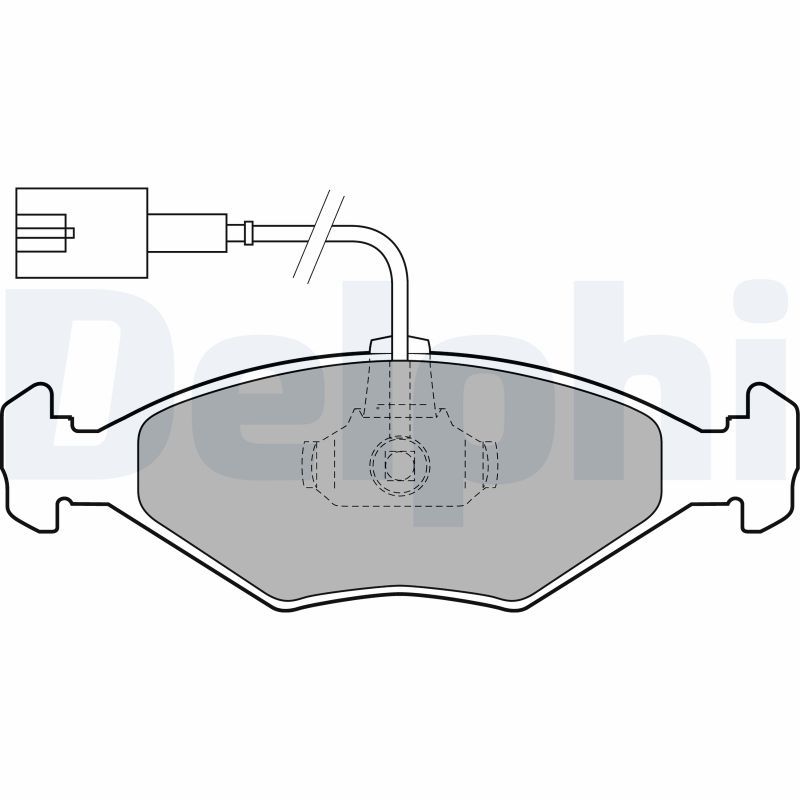 DELPHI LP1855 Brake Pad Set, disc brake