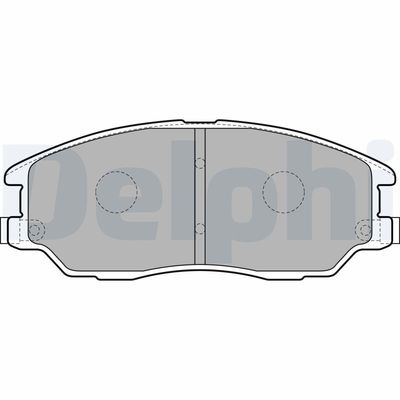 Brake Pad Set, disc brake DELPHI LP1857