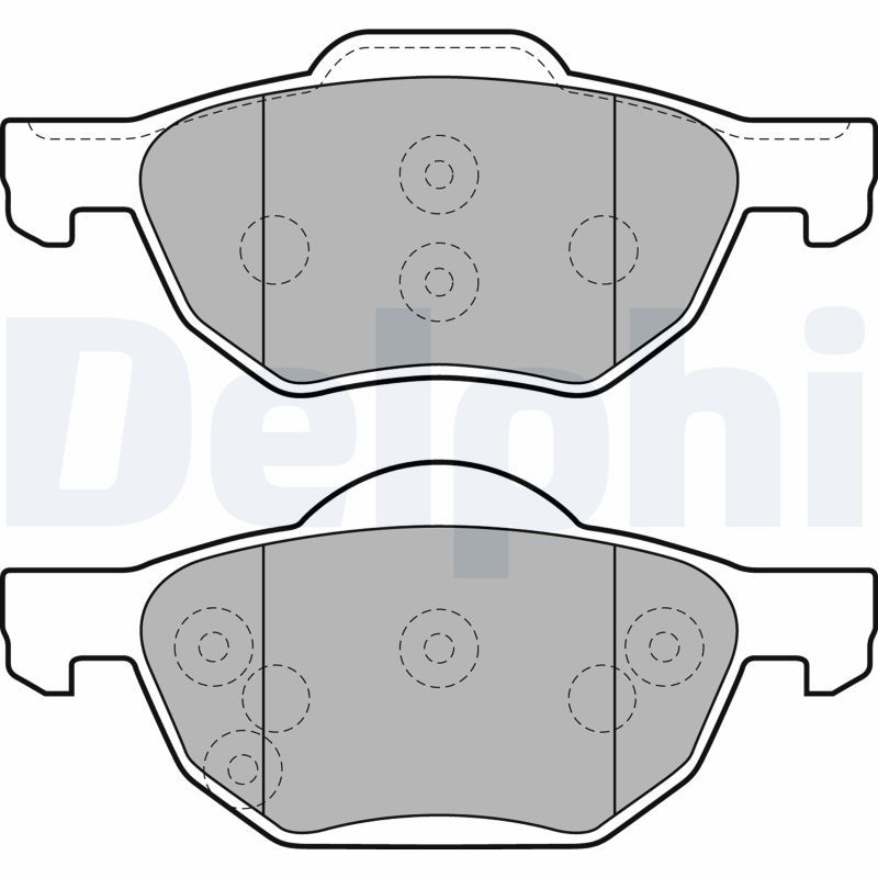 DELPHI LP1862 Brake Pad Set, disc brake