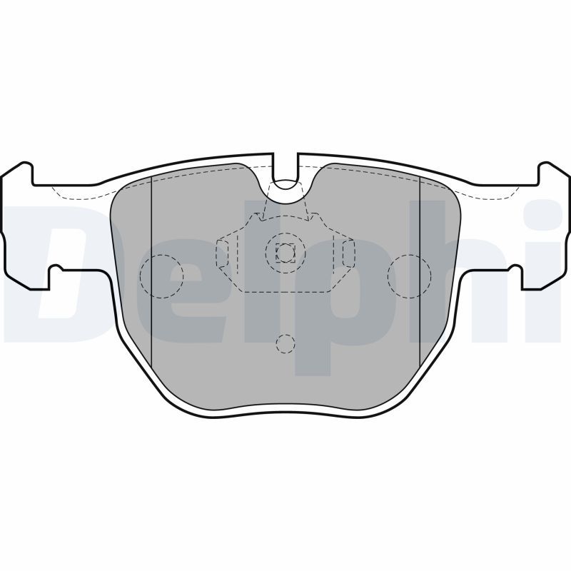 DELPHI LP1863 Brake Pad Set, disc brake