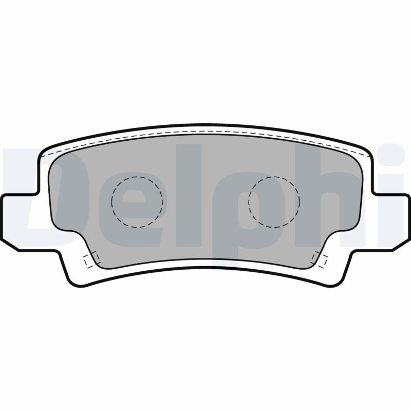 DELPHI LP1864 Brake Pad Set, disc brake