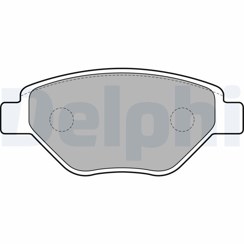 DELPHI LP1866 Brake Pad Set, disc brake