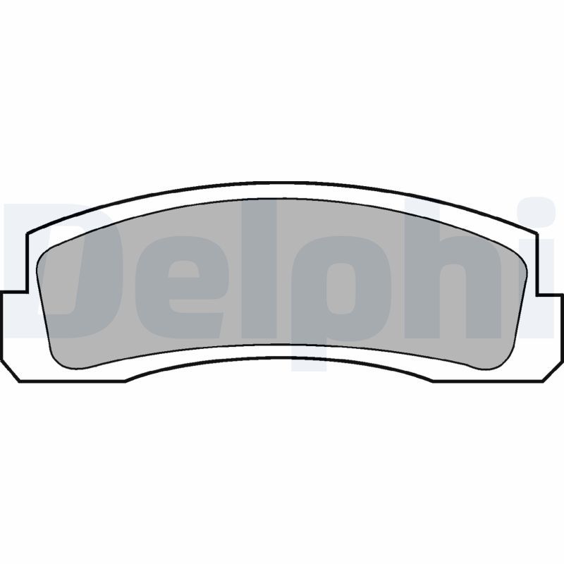 DELPHI LP189 Brake Pad Set, disc brake