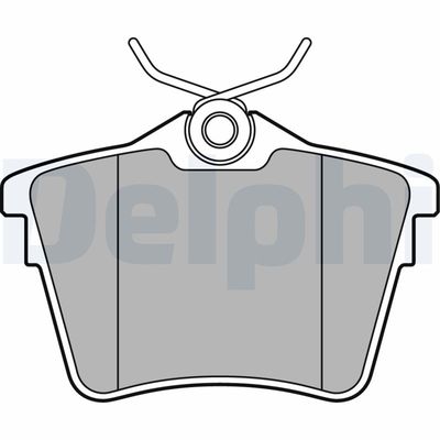 Brake Pad Set, disc brake DELPHI LP1892