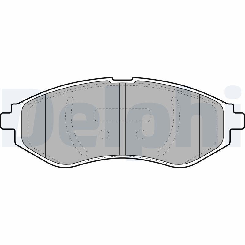 DELPHI LP1895 Brake Pad Set, disc brake