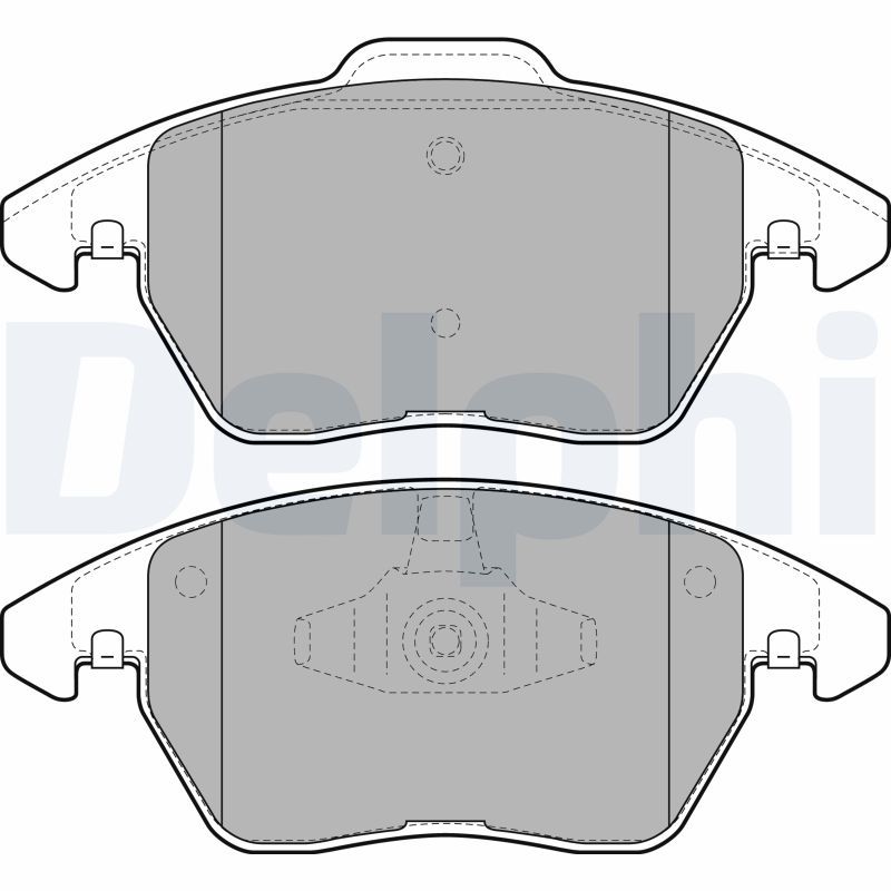 DELPHI LP1898 Brake Pad Set, disc brake