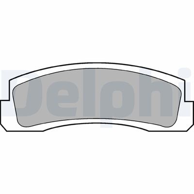 Brake Pad Set, disc brake DELPHI LP189