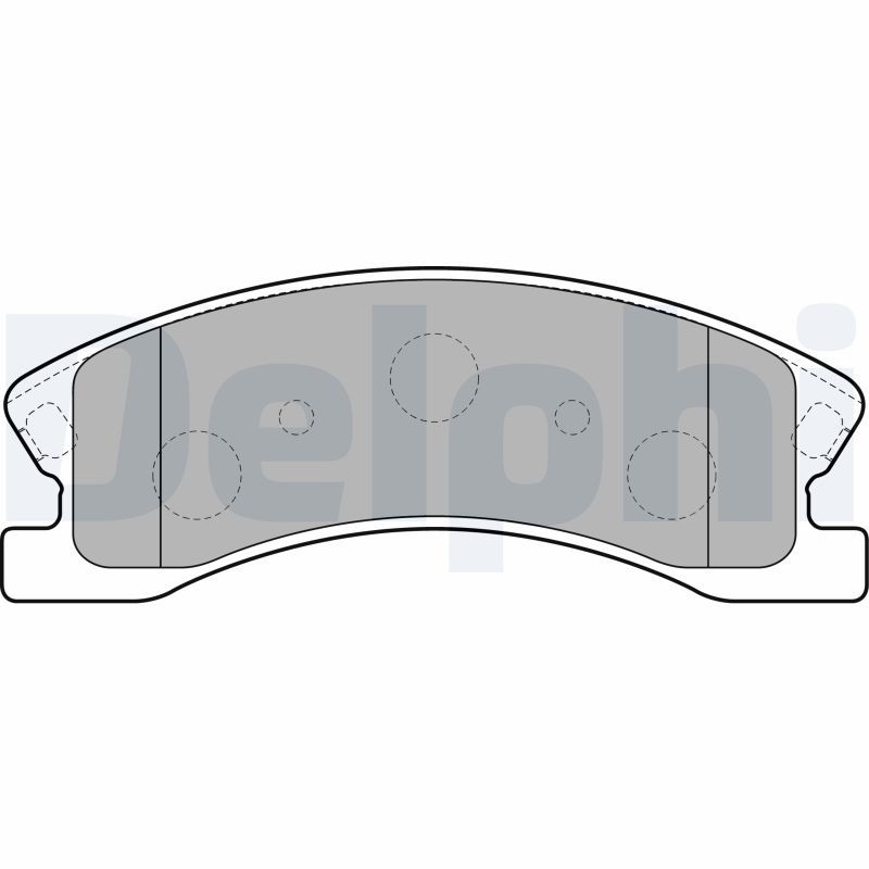 DELPHI LP1906 Brake Pad Set, disc brake