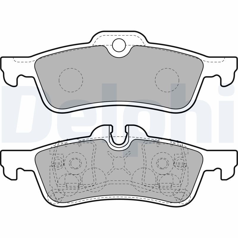 DELPHI LP1912 Brake Pad Set, disc brake