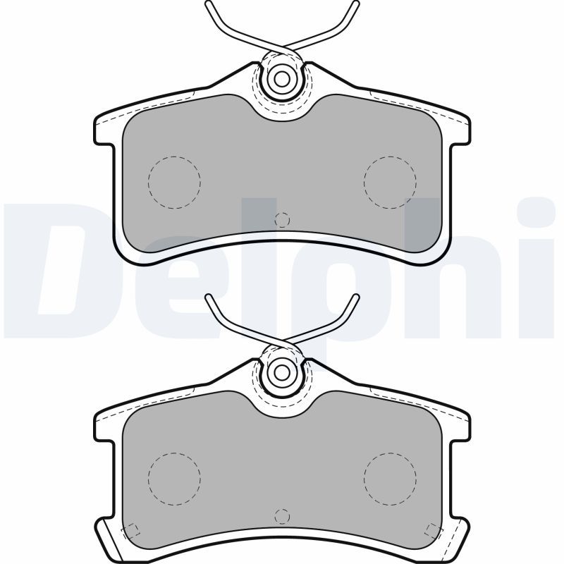 DELPHI LP1917 Brake Pad Set, disc brake