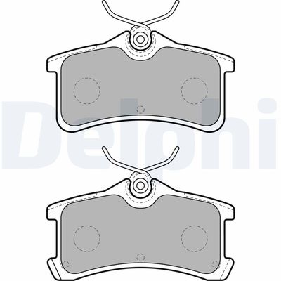 Brake Pad Set, disc brake DELPHI LP1917