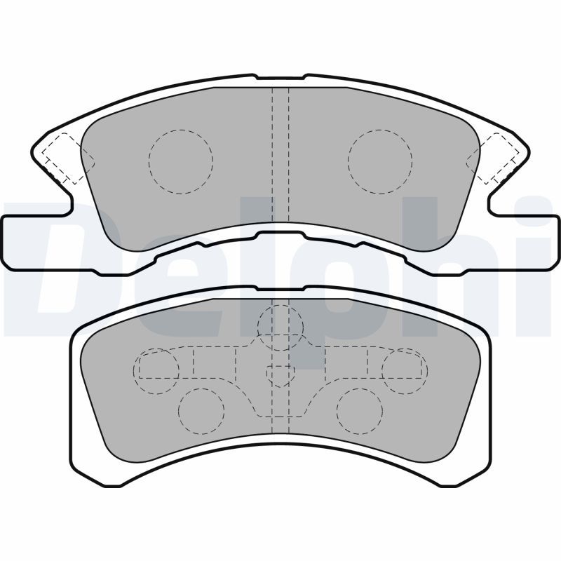 DELPHI LP1918 Brake Pad Set, disc brake